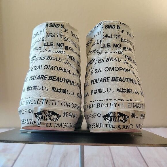 Men's Vans "We Are Beautiful" Sk8-Hi Tapered Sneakers 7 - Picture 9 of 14